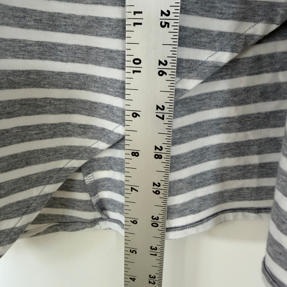 Coolibar NWT Womens Marietas Sun Wrap UPF 50+ Striped Cardigan Grey White Small - Picture 12 of 12